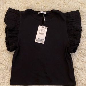 Black Zara top